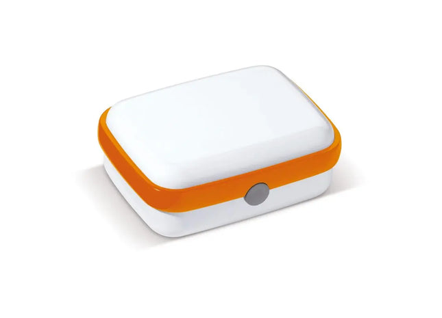 Fresh Bread Box 1000ml - White & Orange, Spacious, Stylish, and Durable Lunch Container TK Gruppe® Grosshandel 