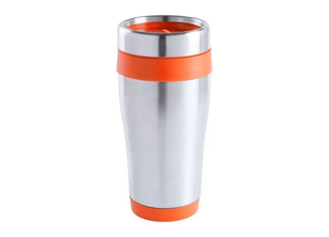 Fresno Isolierbecher 450 ml in Orange: Heiß & Kalt, Stilvoll Unterwegs TK Gruppe® Grosshandel 