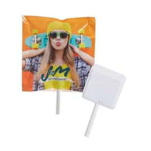 Frigeo Traubenzucker Lolly – Energie am Stiel, individuell bedruckt für Ihre Marke TK Gruppe® Grosshandel 