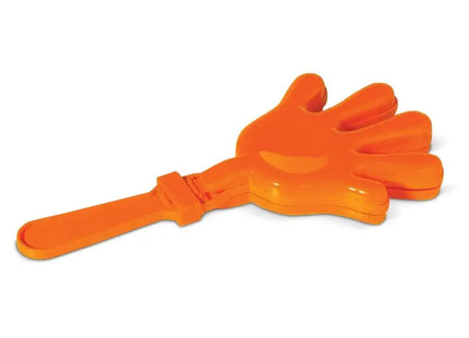 Fröhliche Klatschhände in Orange - Partyzubehör TK Gruppe® Grosshandel 