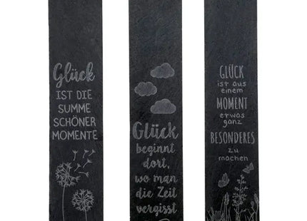 Frohlockende Hängeschiefer, 3er-Pack, ca. 6x30cmH - Deko für positive Stimmung TK Gruppe® Grosshandel 