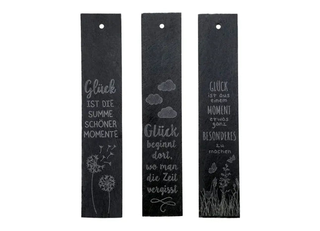 Frohlockende Hängeschiefer, 3er-Pack, ca. 6x30cmH - Deko für positive Stimmung TK Gruppe® Grosshandel 