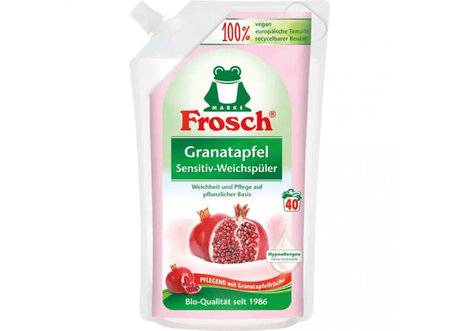 Frosch 1L Granatapfel Weichspüler - Umweltschonender, Duftender Wäsche-Conditioner TK Gruppe® Grosshandel 
