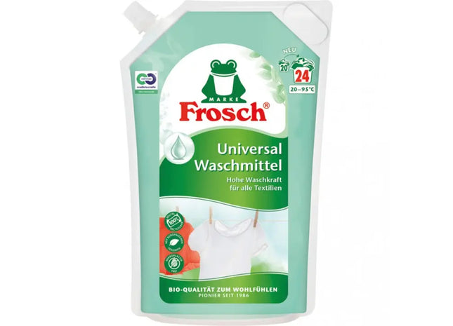 Frosch 1,8L Flüssigwaschmittel Universal - Umweltfreundlich, Für Alle Stoffarten TK Gruppe® Grosshandel 