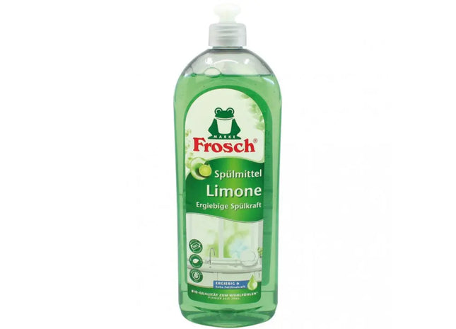 Frosch 750ml Geschirrspülmittel Limette - Kraftvolle Reinigung & Natürlich Frischer Duft TK Gruppe® Grosshandel 
