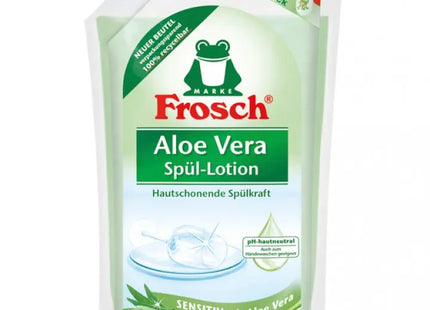 Frosch 800ml Spülmittel Nachfüllbeutel Aloe Vera - Sanfte Pflege & Effiziente Reinigung TK Gruppe® Grosshandel 