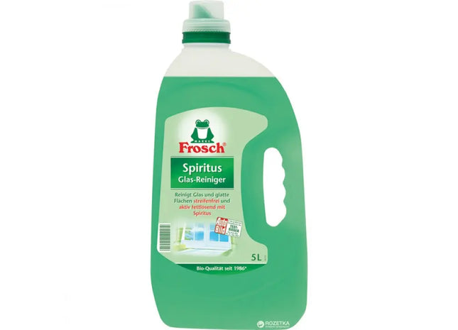 Frosch Glasreiniger mit Spiritus, 5 Liter - Streifenfreie Sauberkeit für Glasflächen TK Gruppe® Grosshandel 