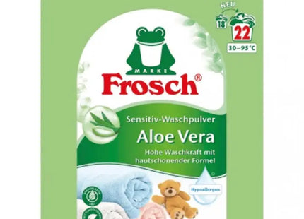 Frosch Sensitive Aloe Vera Laundry Detergent Powder - 22 Wash Loads Eco-Friendly TK Gruppe® Grosshandel 