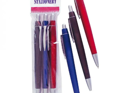 Frosty Kugelschreiber-Set, 3 Stück in verschiedenen Farben - Für flüssiges Schreiben TK Gruppe® Grosshandel 