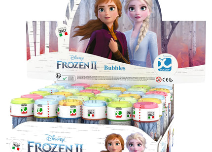 Frozen 2 Bubble Tubs, 60Ml, With Labyrinth-Puzzle Im Deckel – Kinder Seifenblasen Spielzeug TK Gruppe® Grosshandel 
