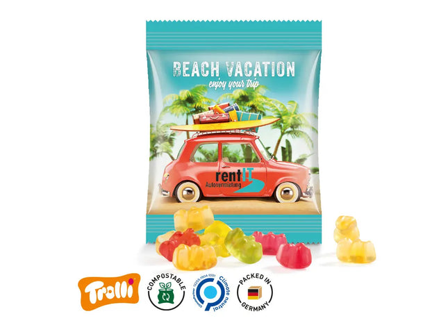 Fruchtgummi Minitüte 7g - Kompostierbare Folie für nachhaltigen Genuss TK Gruppe® Grosshandel 