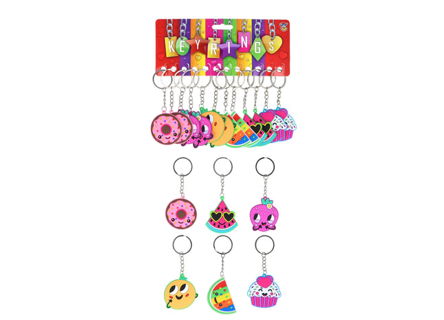 Fruchtige Süßigkeiten Miniaturen, 5 cm, 6 verschiedene Designs - Ideal für Sammler & Deko TK Gruppe® Grosshandel 