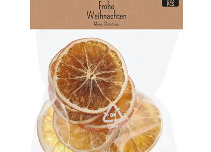 Fruchtige Zitrus-Scheiben, 8er-Pack, Natürliche Orangenstücke, Dekorative Frucht TK Gruppe® Grosshandel 