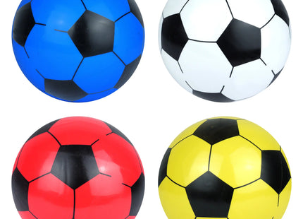 Fußball PVC 20cm, 80g, Bunte Farben, 4Er-Pack, Strapazierfähig, Ideal für Kinder TK Gruppe® Grosshandel 