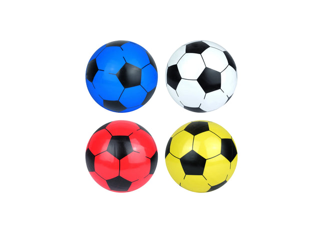 Fußball PVC 20cm, 80g, Bunte Farben, 4Er-Pack, Strapazierfähig, Ideal für Kinder TK Gruppe® Grosshandel 