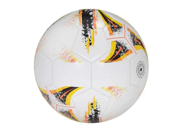 Fußball 'KICK AROUND' in Klassischem Schwarz-Weiß – Ideal für Freizeitspiele TK Gruppe® Grosshandel 