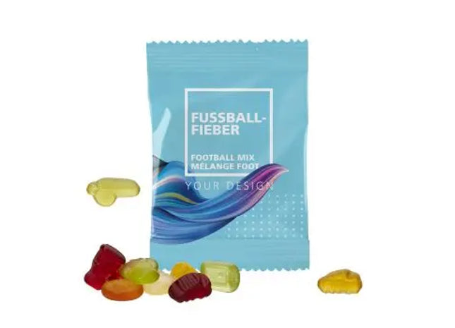 Fußballfieber Fruchtgummi 10g Tüten - Für echte Fans TK Gruppe® Grosshandel 