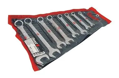 GABEL-RINGSCHLUSSELSATZ : Hochwertiger Gabel-Ringschlüsselsatz: Umfassendes Werkzeug-Set für Mechaniker, Heimwerker und Reparaturen TK Gruppe® Grosshandel 