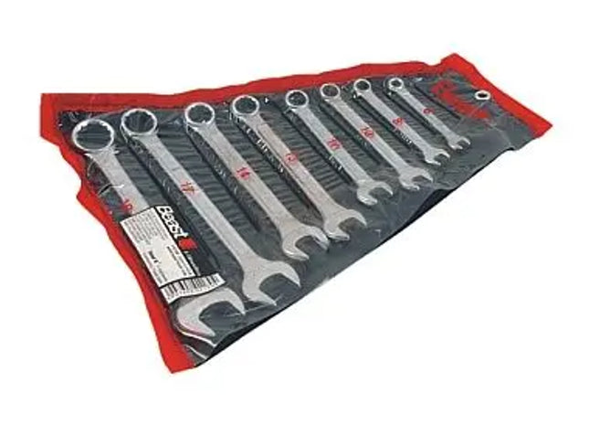 GABEL-RINGSCHLUSSELSATZ : Hochwertiger Gabel-Ringschlüsselsatz: Umfassendes Werkzeug-Set für Mechaniker, Heimwerker und Reparaturen TK Gruppe® Grosshandel 