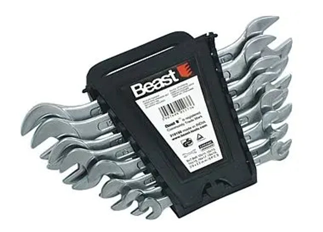 GABELSCHLUSSELSATZ : Hochwertiger Gabelschlüsselsatz: Umfangreiches Werkzeugset für Mechaniker, Heimwerker und Profis TK Gruppe® Grosshandel 