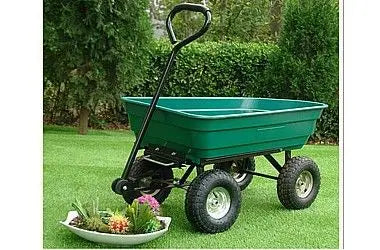 GARTENWAGEN: Premium Gartenkarre: Robuster Nutzwagen für mühelosen Transport und vielseitigen Einsatz im Garten TK Gruppe® Grosshandel 