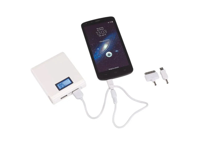GIGAWATT Powerbank - Hohe Kapazität & Effizienz, Reinweiß TK Gruppe® Grosshandel 