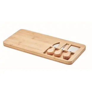 GLENAVY Holz Käsebrett-Set - Elegantes Ensemble für stilvolle Präsentationen TK Gruppe® Grosshandel 