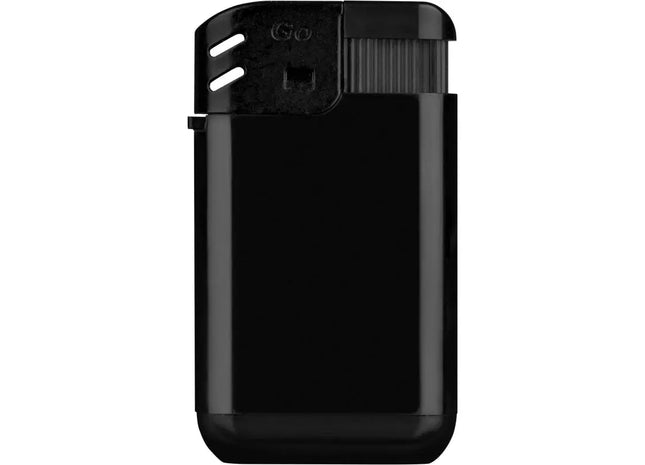 GO Polo Piezo Feuerzeug - Schwarz – Elegant, zuverlässig, langlebig TK Gruppe® Grosshandel 