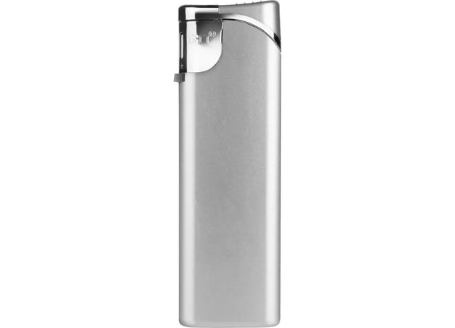 GO Slider Piezo Feuerzeug - Silber Metallic – Modern, zuverlässig, langlebig TK Gruppe® Grosshandel 