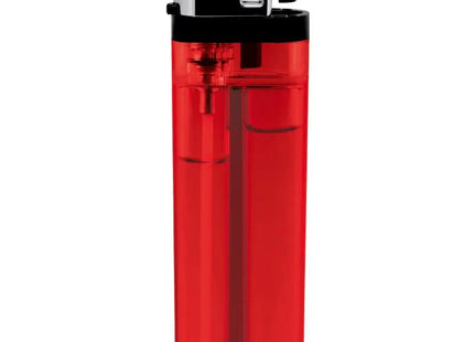 GO Transparent Classic Feuerzeug - Rot – Stilvoll, langlebig, zuverlässig TK Gruppe® Grosshandel 
