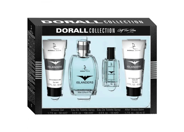 GP Dorall Islanders 4-Piece Cologne Set for Men - Robust Marine-Inspired Fragrance TK Gruppe® Grosshandel 