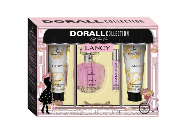 GP Dorall Lancy 4-Piece Perfume Set for Women - Luxurious Fragrance Ensemble TK Gruppe® Grosshandel 