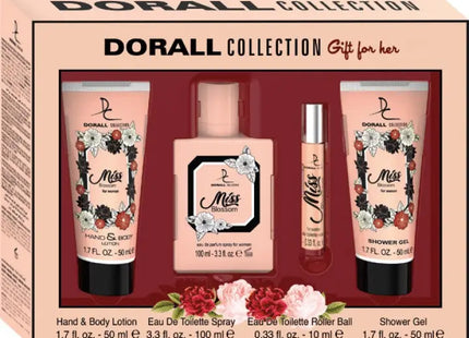 GP Dorall Miss Blossom 4-Piece Women's Fragrance Set - Delicate Floral Ensemble TK Gruppe® Grosshandel 