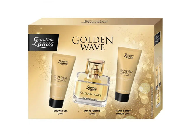 GP Golden Wave Damen Set, 3-teilig: 100ml EDP und mehr TK Gruppe® Grosshandel 