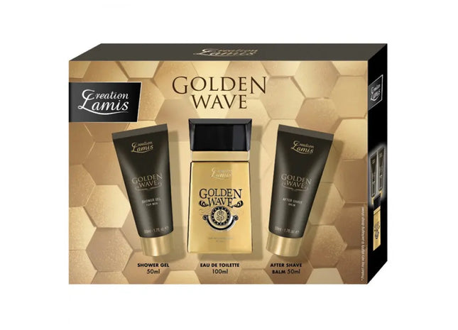 GP Golden Wave Herrenduft Set, 3 Teile, 100ml Eau de Toilette TK Gruppe® Grosshandel 
