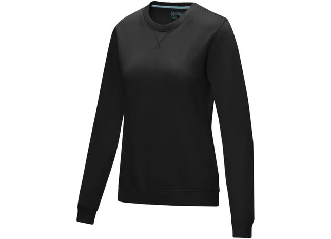 Jasper Damen-Pullover mit Rundhalsausschnitt, Bio & Recycelt, GOTS/GRS Zertifiziert TK Gruppe® Grosshandel 