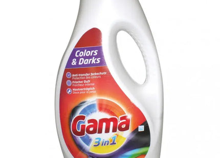 Gama Flüssigwaschmittel Color, 1L - Buntes Wäschewaschen, 20 Ladungen TK Gruppe® Grosshandel 