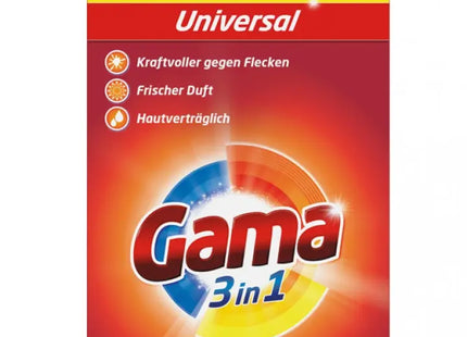 Gama Universalwaschmittel, 6kg Packung - 100 Waschladungen, Vielseitige Reinigungskraft TK Gruppe® Grosshandel 
