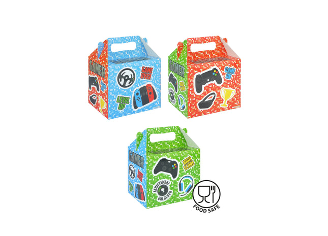 Gamer-Lunchbox, 14L x 9,5B x 12H cm, 3 Designs, robust & trendy für Gaming-Fans TK Gruppe® Grosshandel 