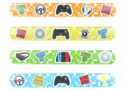 Gamer-Snap-Armband – 22 x 3 cm, 6er-Pack, verschiedene Designs TK Gruppe® Grosshandel 