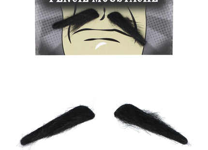 Gangster-Schnurrbart, authentischer Look, Verkleidungszubehör TK Gruppe® Grosshandel 