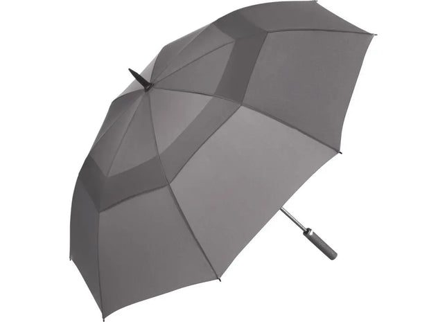 Automatik Golf-/Gästeschirm: Fibermatic XL Vent - Stabil & Stilvoll - Grau TK Gruppe® Grosshandel 