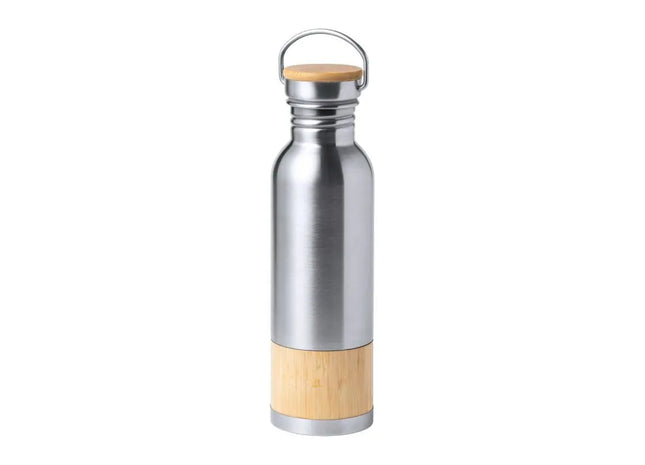 Gaucix Premium Edelstahl Wasserflasche, 750ml - Glänzend Silber TK Gruppe® Grosshandel 