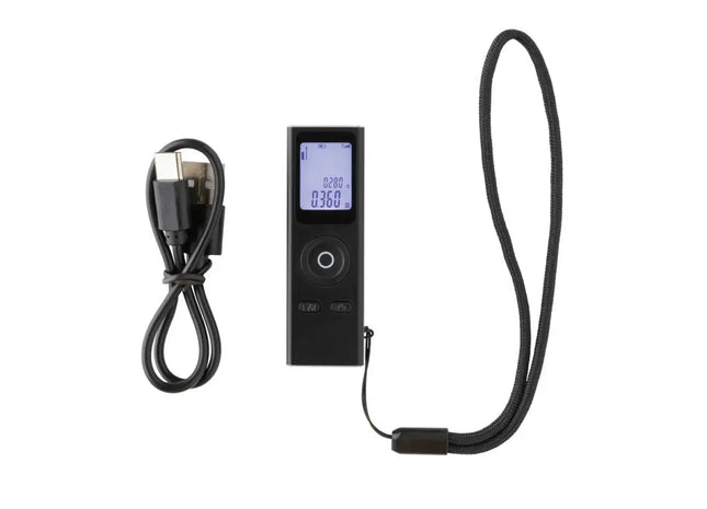 Gear X 30m Lasermessgerät aus RCS-recyceltem Aluminium - Schwarz TK Gruppe® Grosshandel 