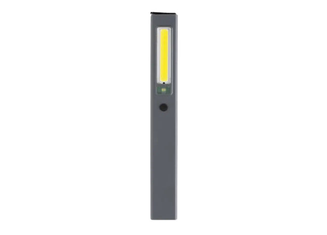 Gear X USB-aufladbare Inspektionsleuchte aus recyceltem RCS-Kunststoff - Grau, nachhaltig und leistungsstark TK Gruppe® Grosshandel 
