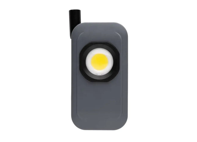 Gear X wiederaufladbare USB-Arbeitsleuchte aus recyceltem RCS-Kunststoff - Grau, nachhaltig und leistungsstark TK Gruppe® Grosshandel 