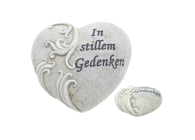 Gedenk-Herz mit Botschaft, Klein, Ca. 11cm TK Gruppe® Grosshandel 