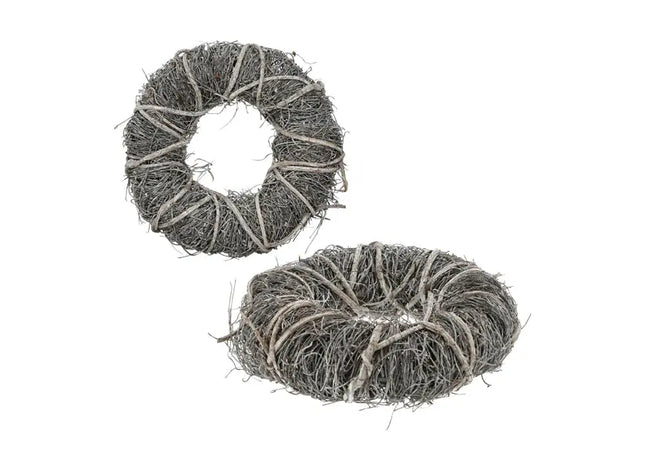 Geflochtener Weidenkranz, Naturkranz, ca. 30cm Durchmesser – Dekorativer Tür- und Wandkranz TK Gruppe® Grosshandel 