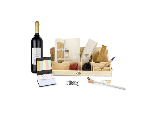 Gefüllte Office Box Geschenkset - Essentielles Bürozubehör stilvoll verpackt TK Gruppe® Grosshandel 
