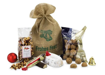 Gefüllter Festtagssack Geschenkset - Überraschungen für die Weihnachtszeit TK Gruppe® Grosshandel 